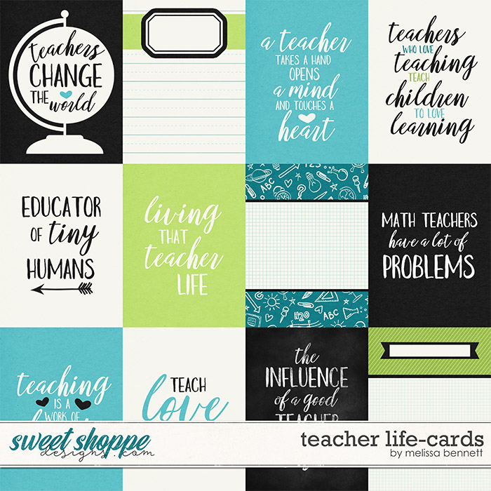 Teacher Life-Cards by Melissa Bennett Teacher Life-Cards by Melissa Bennett