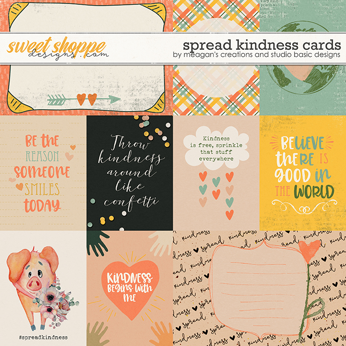 Spread Kindness Cards by Meagan's Creations and Studio Basic Designs Spread Kindness Cards by Meagan's Creations and Studio Basic Designs