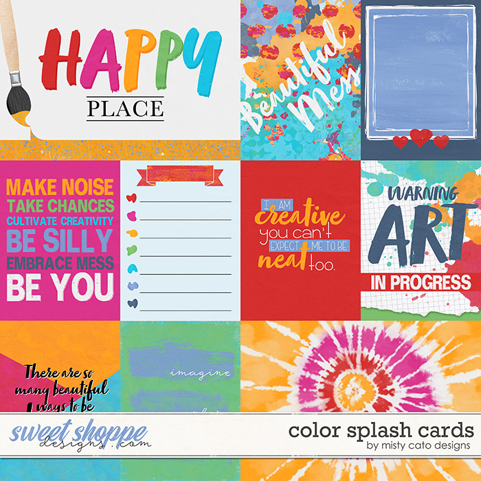 Color Splash Cards by Misty Cato Color Splash Cards by Misty Cato