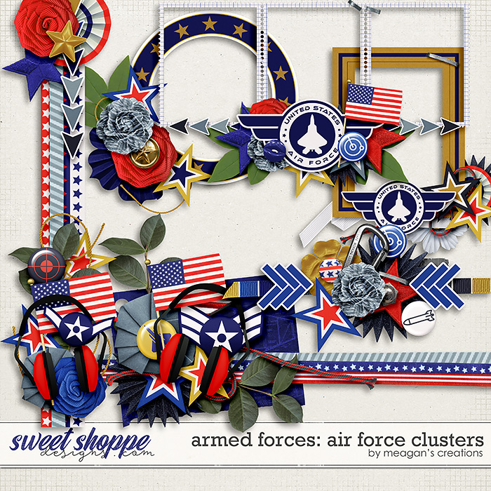 Armed Forces: Air Force Clusters by Meagan's Creations