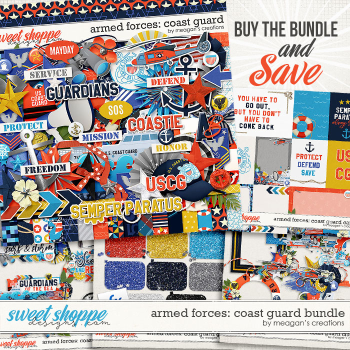 Armed Forces: Coast Guard Collection Bundle by Meagan's Creations