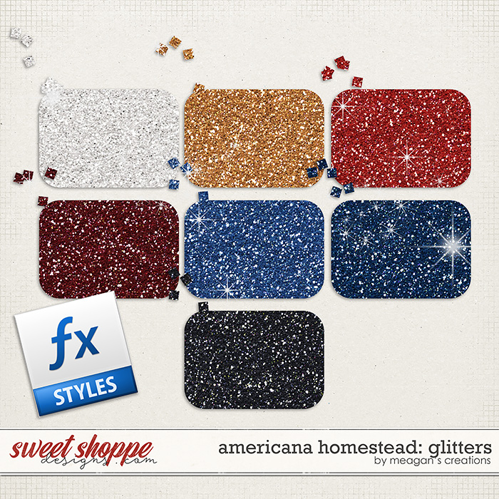 Americana Homestead: Glitters by Meagan's Creations