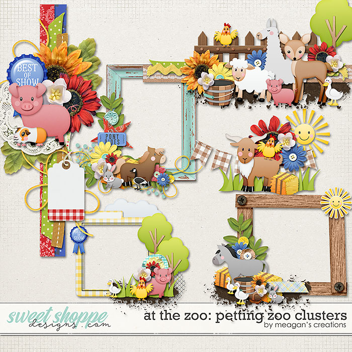 At the Zoo: Petting Zoo Clusters by Meagan's Creations At the Zoo: Petting Zoo Clusters by Meagan's Creations