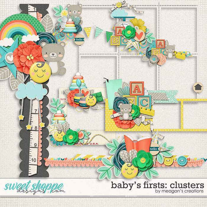 Baby's Firsts Clusters by Meagan's Creations