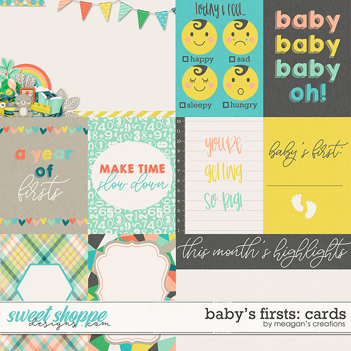 Baby's Firsts Cards by Meagan's Creations Baby's Firsts Cards by Meagan's Creations