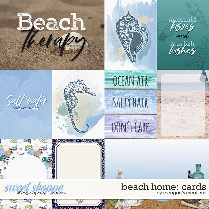 Beach Home: Cards by Meagan's Creations