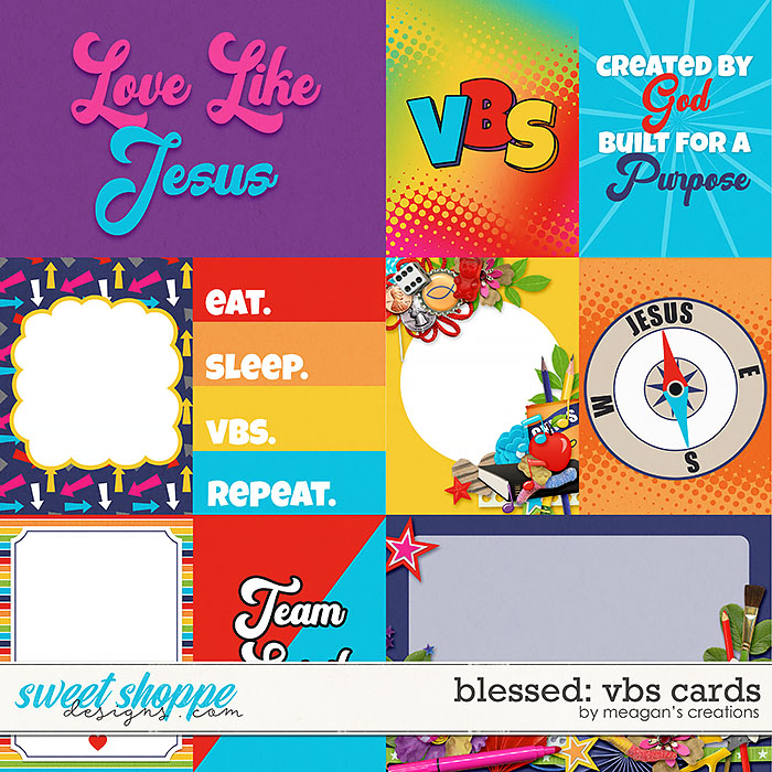 Blessed: VBS Cards by Meagan's Creations