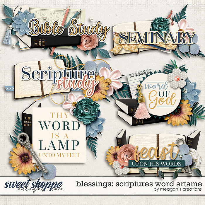 Blessings: Scriptures Word Art by Meagan's Creations Blessings: Scriptures Word Art by Meagan's Creations
