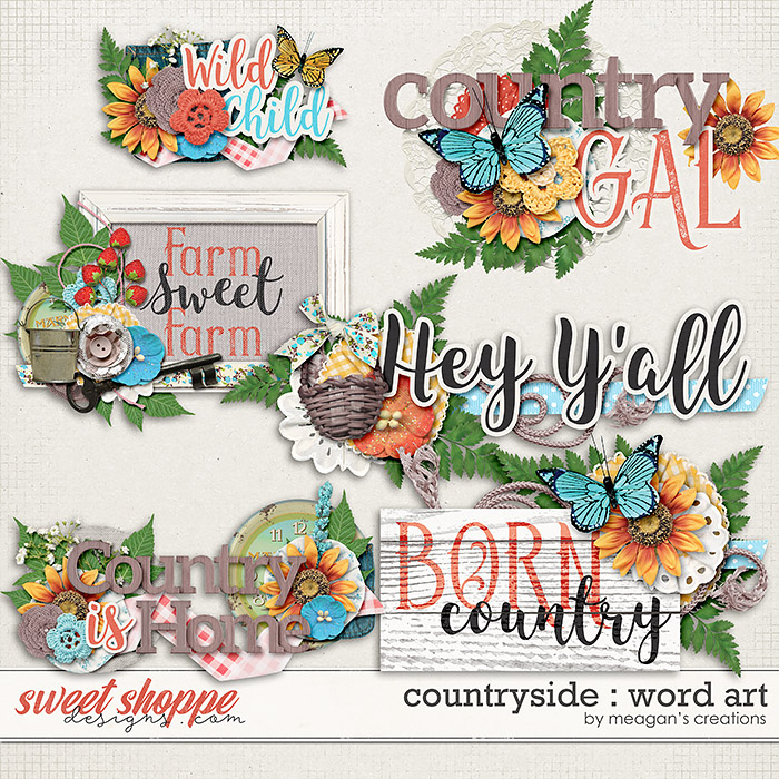 Countryside : Word Art by Meagan's Creations Countryside : Word Art by Meagan's Creations