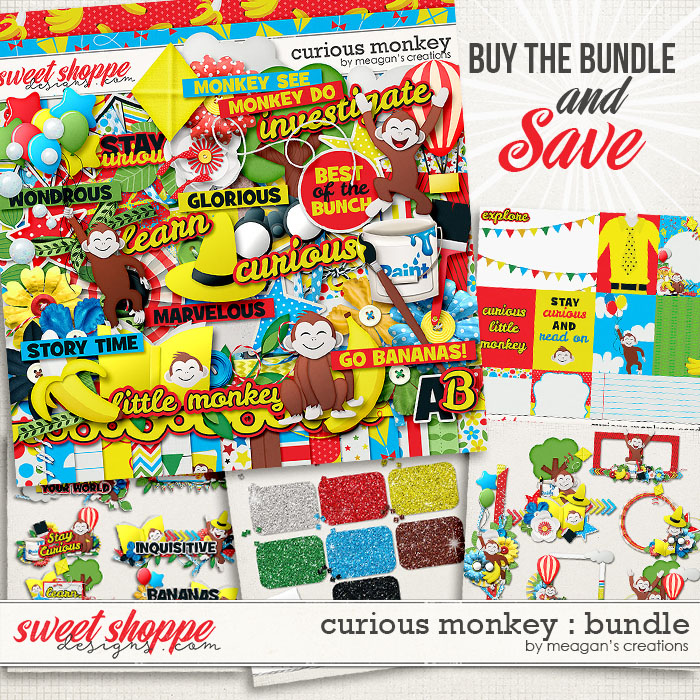 Curious Monkey: Collection Bundle by Meagan's Creations