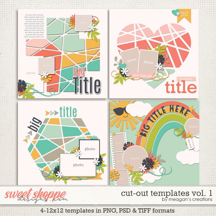 Cut Out Templates Vol. 1 by Meagan's Creations