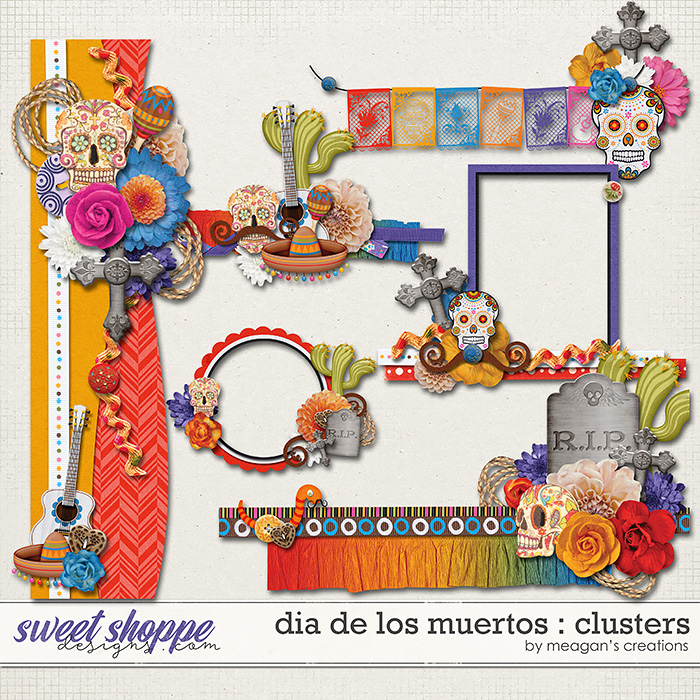 Dia De Los Muertos : Clusters by Meagan's Creations Dia De Los Muertos : Clusters by Meagan's Creations
