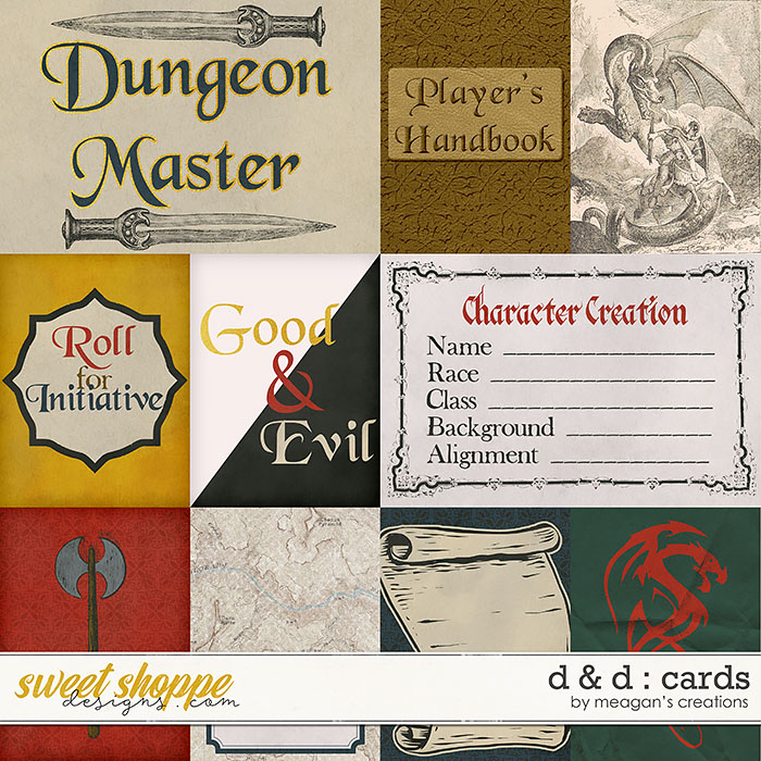 D & D : Cards by Meagan's Creations D & D : Cards by Meagan's Creations