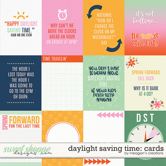 Daylight Saving Time: Cards by Meagan's Creations Daylight Saving Time: Cards by Meagan's Creations