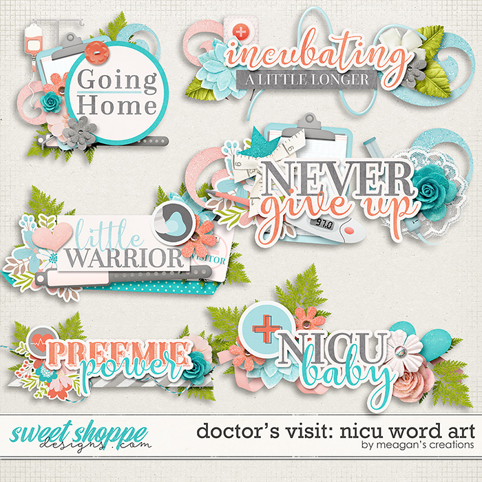 Doctor's Visit: NICU Word Art by Meagan's Creations Doctor's Visit: NICU Word Art by Meagan's Creations