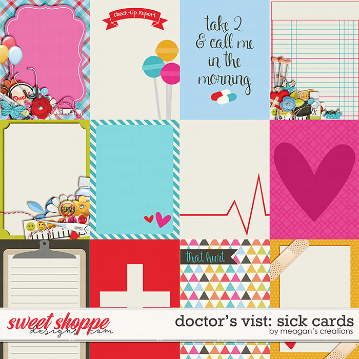 Doctor's Visit: Sick Cards by Meagan's Creations