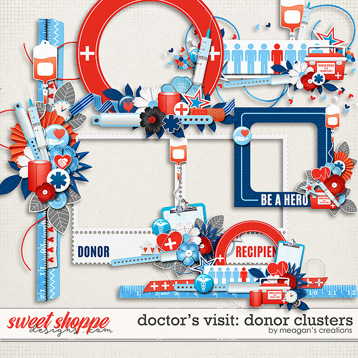 Doctor's Visit: Donor Clusters by Meagan's Creations