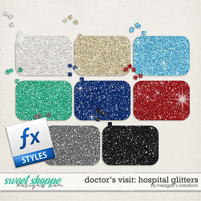 Doctor's Visit: Hospital Glitters by Meagan's Creations