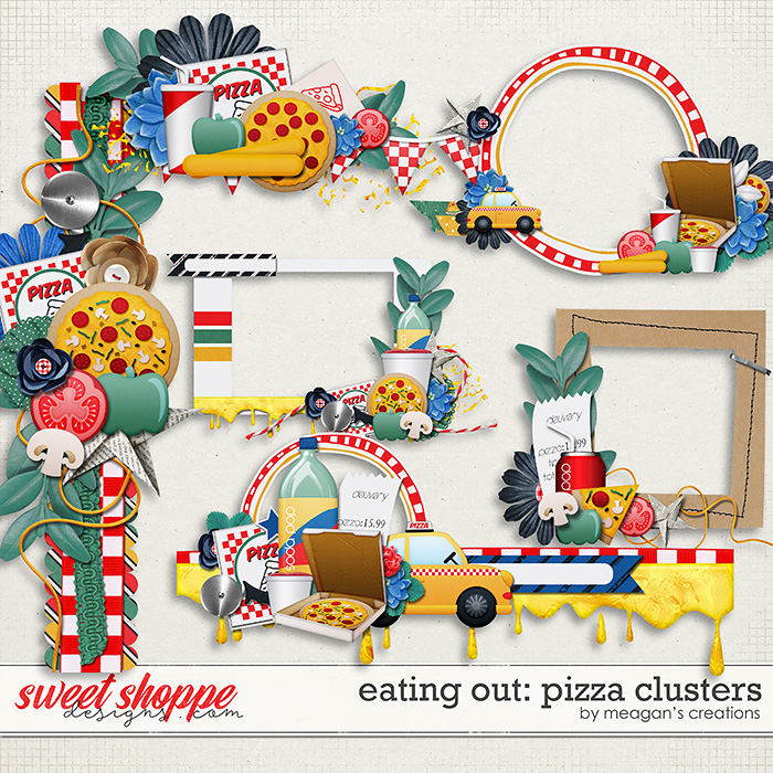 Eating Out: Pizza Clusters by Meagan's Creations