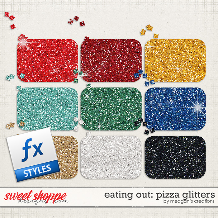Eating Out: Pizza Glitters by Meagan's Creations Eating Out: Pizza Glitters by Meagan's Creations