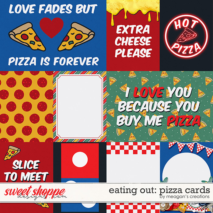 Eating Out: Pizza Cards by Meagan's Creations Eating Out: Pizza Cards by Meagan's Creations