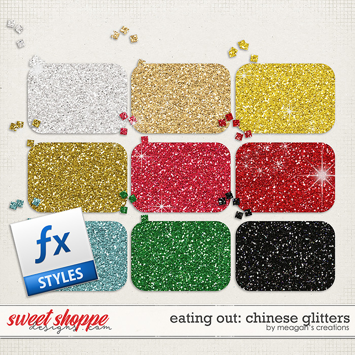 Eating Out: Chinese Glitters by Meagan's Creations