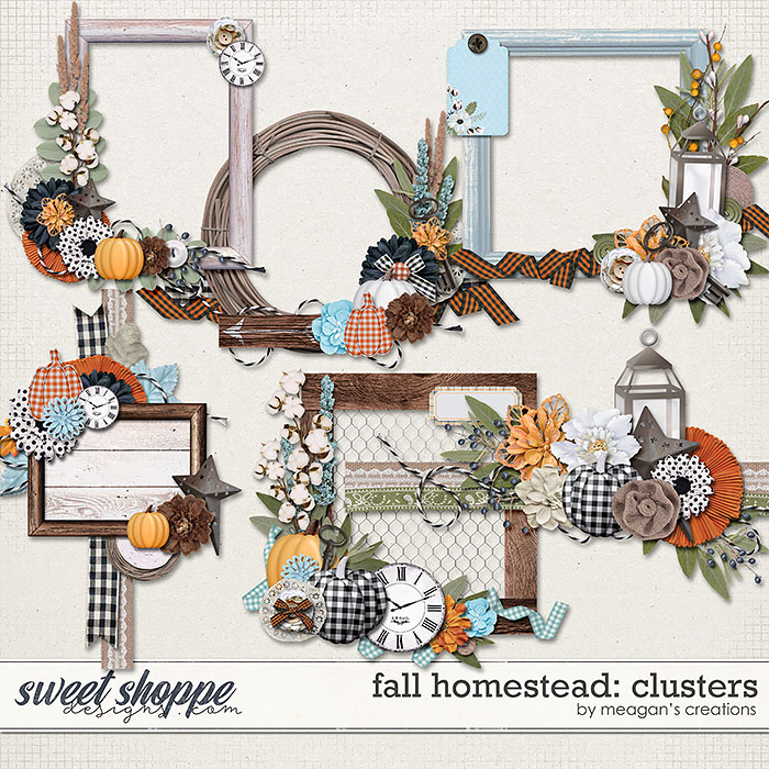 Fall Homestead: Clusters by Meagan's Creations