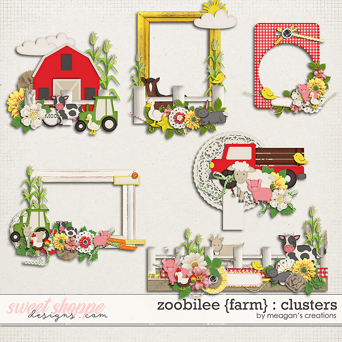 Zoobilee {Farm} : Clusters by Meagan's Creations Zoobilee {Farm} : Clusters by Meagan's Creations