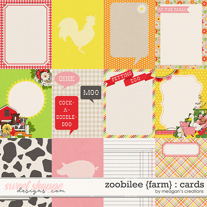 Zoobilee {Farm} : Cards by Meagan's Creations Zoobilee {Farm} : Cards by Meagan's Creations