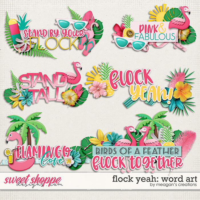 Flock Yeah: Word Art by Meagan's Creations Flock Yeah: Word Art by Meagan's Creations