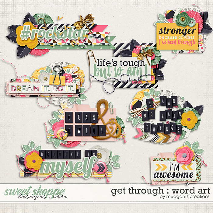 Get Through : Word Art by Meagan's Creations Get Through : Word Art by Meagan's Creations