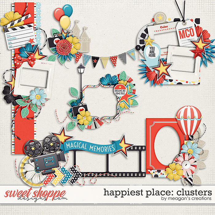 Happiest Place : Clusters by Meagan's Creations Happiest Place : Clusters by Meagan's Creations