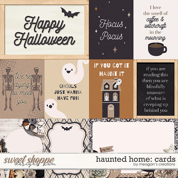 Haunted Home: Cards by Meagan's Creations
