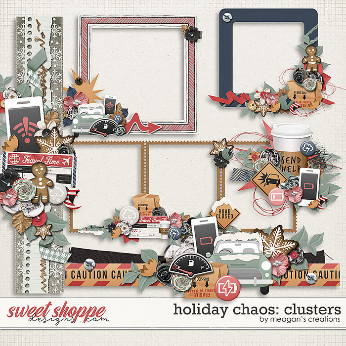 Holiday Chaos: Clusters by Meagan's Creations