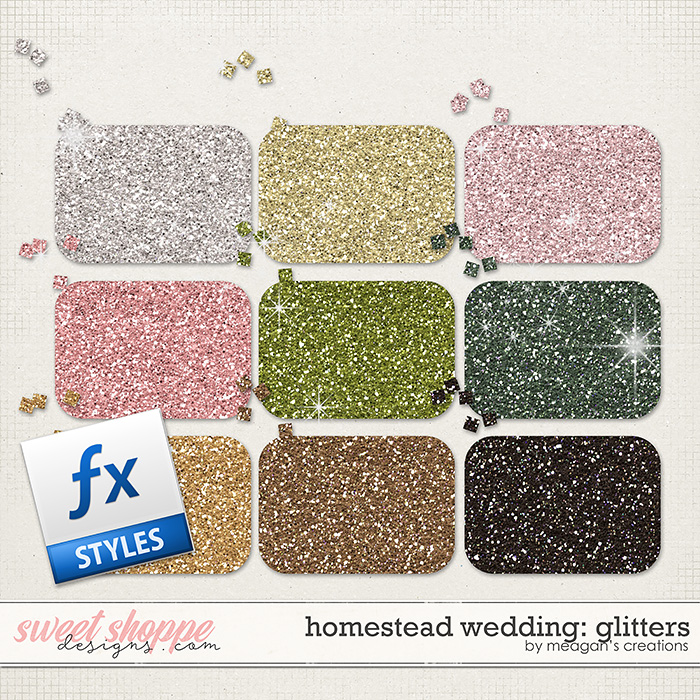 Homestead Wedding: Glitters by Meagan's Creations