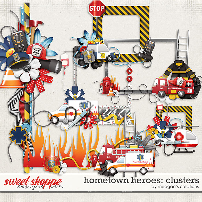 Hometown Heroes : Clusters by Meagan's Creations Hometown Heroes : Clusters by Meagan's Creations