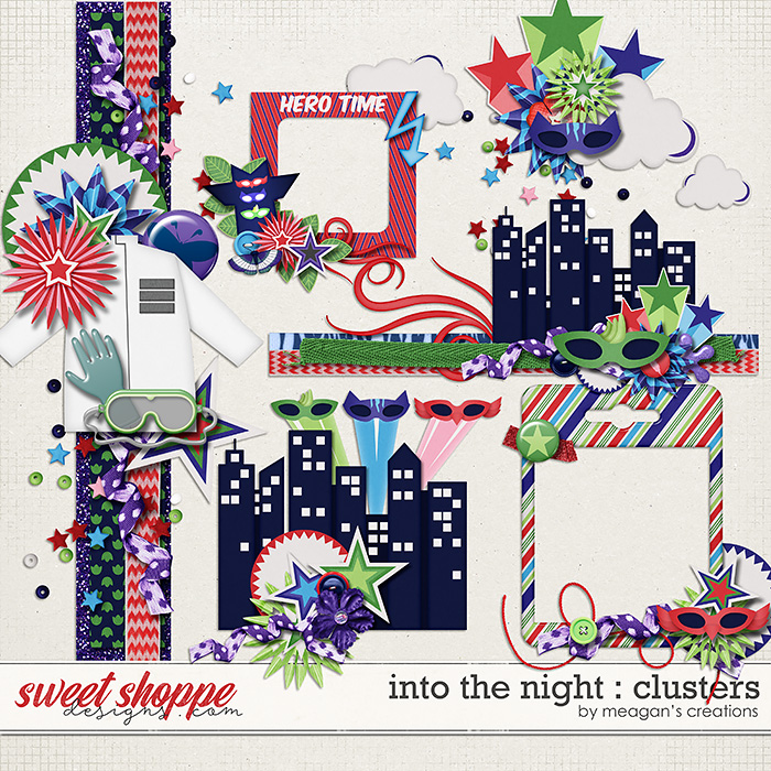 Into the Night : Clusters by Meagan's Creations Into the Night : Clusters by Meagan's Creations