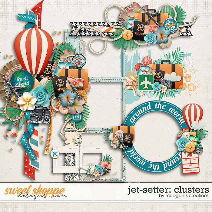 Jet-Setter: Clusters by Meagan's Creations