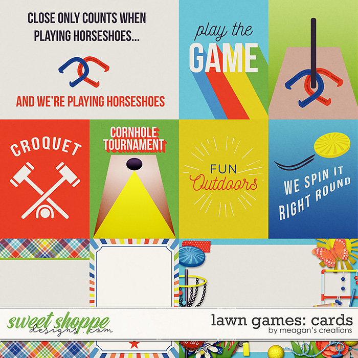 Lawn Games: Cards by Meagan's Creations