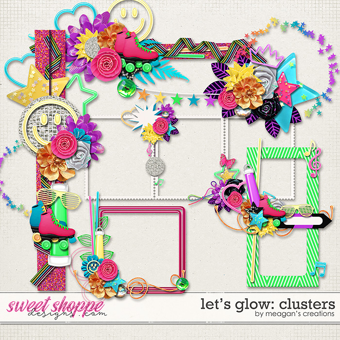 Let's Glow Clusters by Meagan's Creations
