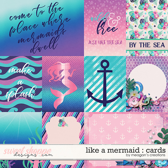 Like a Mermaid : Cards by Meagan's Creations Like a Mermaid : Cards by Meagan's Creations