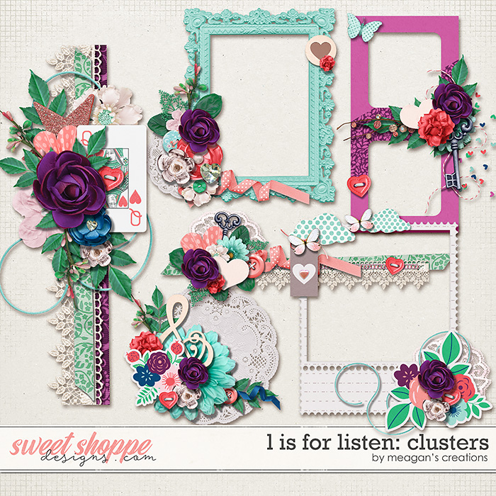 L is for Listen: Clusters by Meagan's Creations