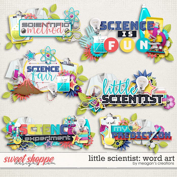Little Scientist: Word Art by Meagan's Creations