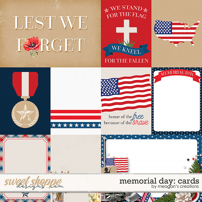 Memorial Day: Cards by Meagan's Creations