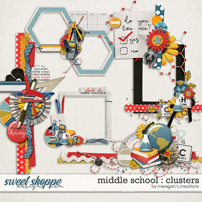 Middle School : Clusters by Meagan's Creations
