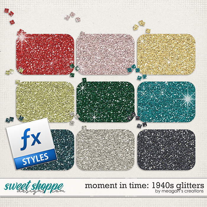 Moment in Time: 1940s Glitters by Meagan's Creations Moment in Time: 1940s Glitters by Meagan's Creations