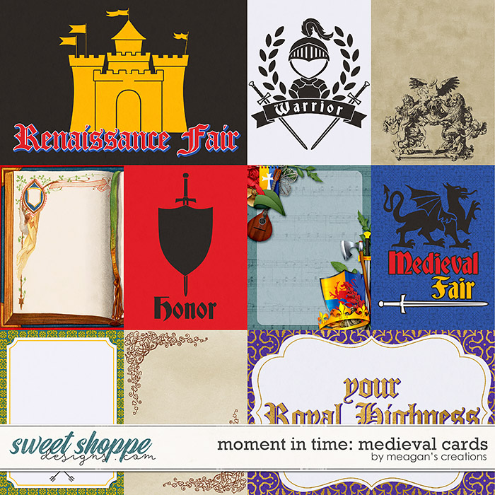 Moment in Time: Medieval Cards by Meagan's Creations Moment in Time: Medieval Cards by Meagan's Creations