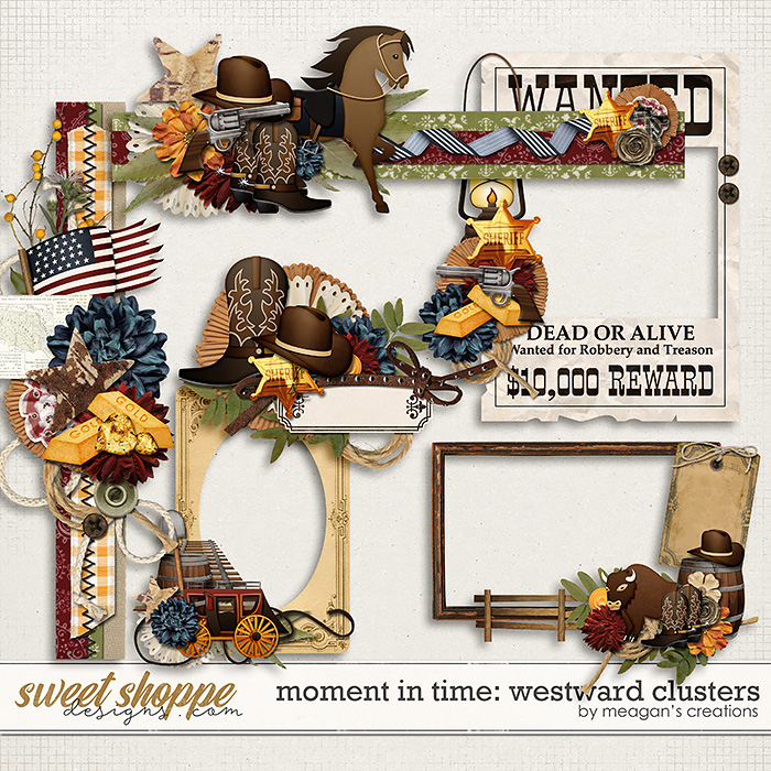 Moment in Time: Westward Clusters by Meagan's Creations Moment in Time: Westward Clusters by Meagan's Creations