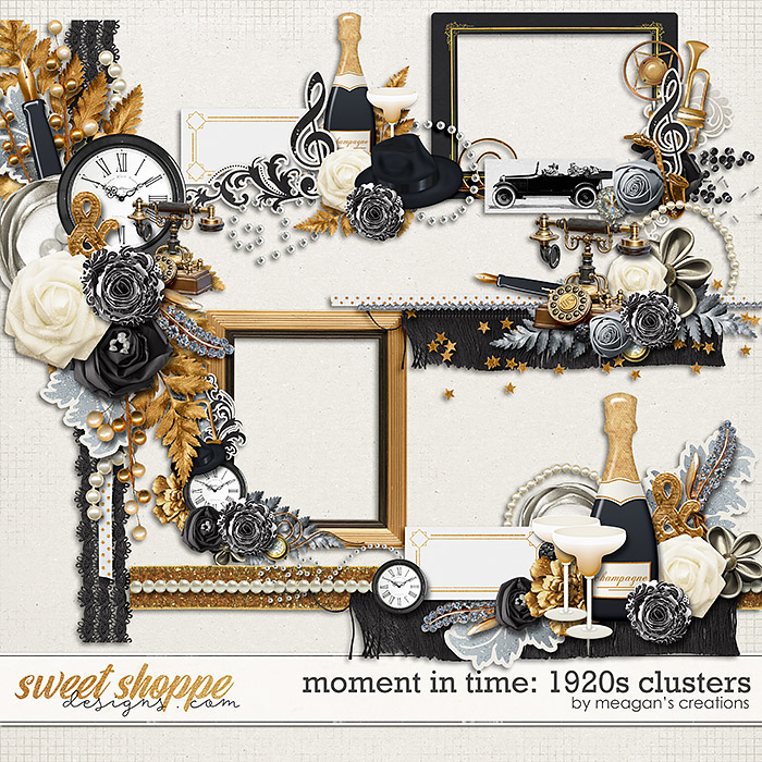 Moment in Time: 1920s Clusters by Meagan's Creations Moment in Time: 1920s Clusters by Meagan's Creations
