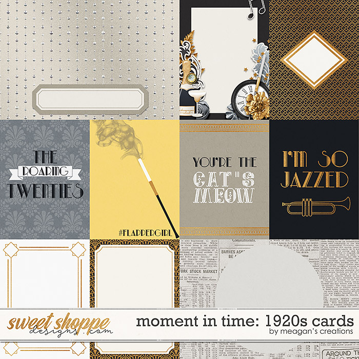 Moment in Time: 1920s Cards by Meagan's Creations Moment in Time: 1920s Cards by Meagan's Creations